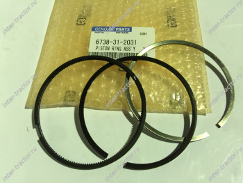 6738-31-2031:Кольцо поршневое, 3938177, 6732-31-2030, 6738-31-2030, 6736-31-2030, 6735-31-2030